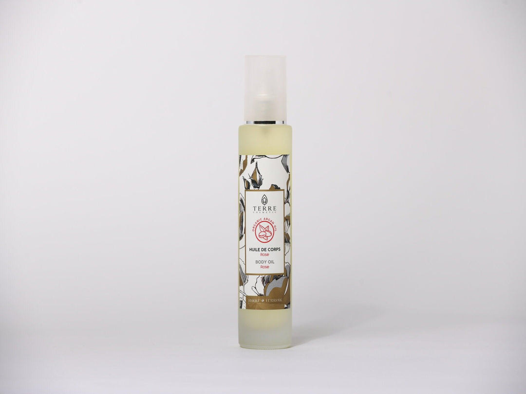 Huile corporelle à la Rose - Terre et Terroir