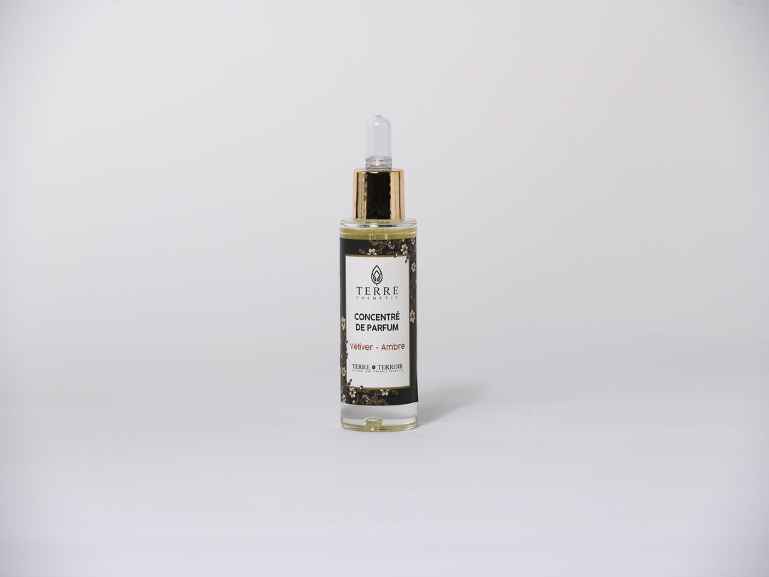 Huile à brûler Vétiver-Ambre - Terre et Terroir