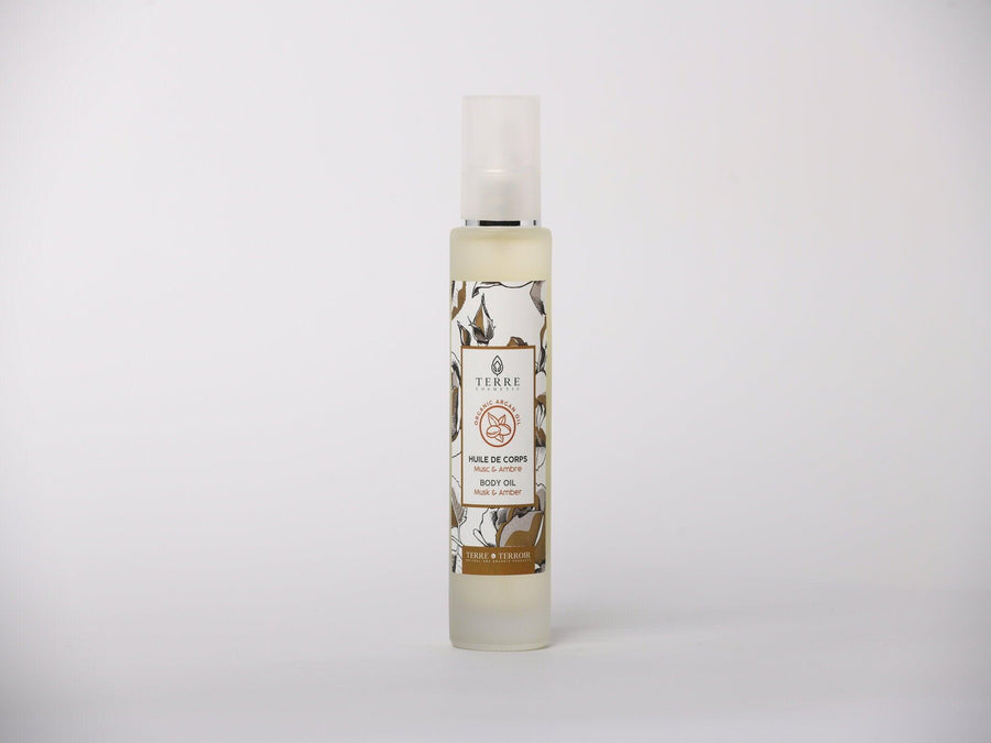 Huile corporelle au Musc et Ambre - Terre et Terroir