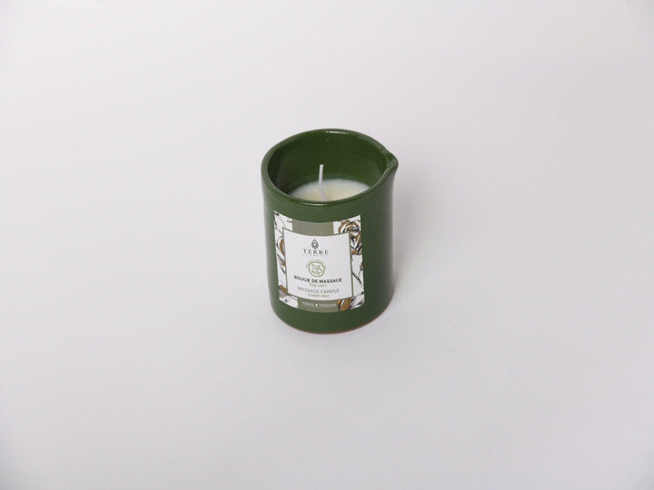 Bougie de massage Thé vert - Terre et Terroir